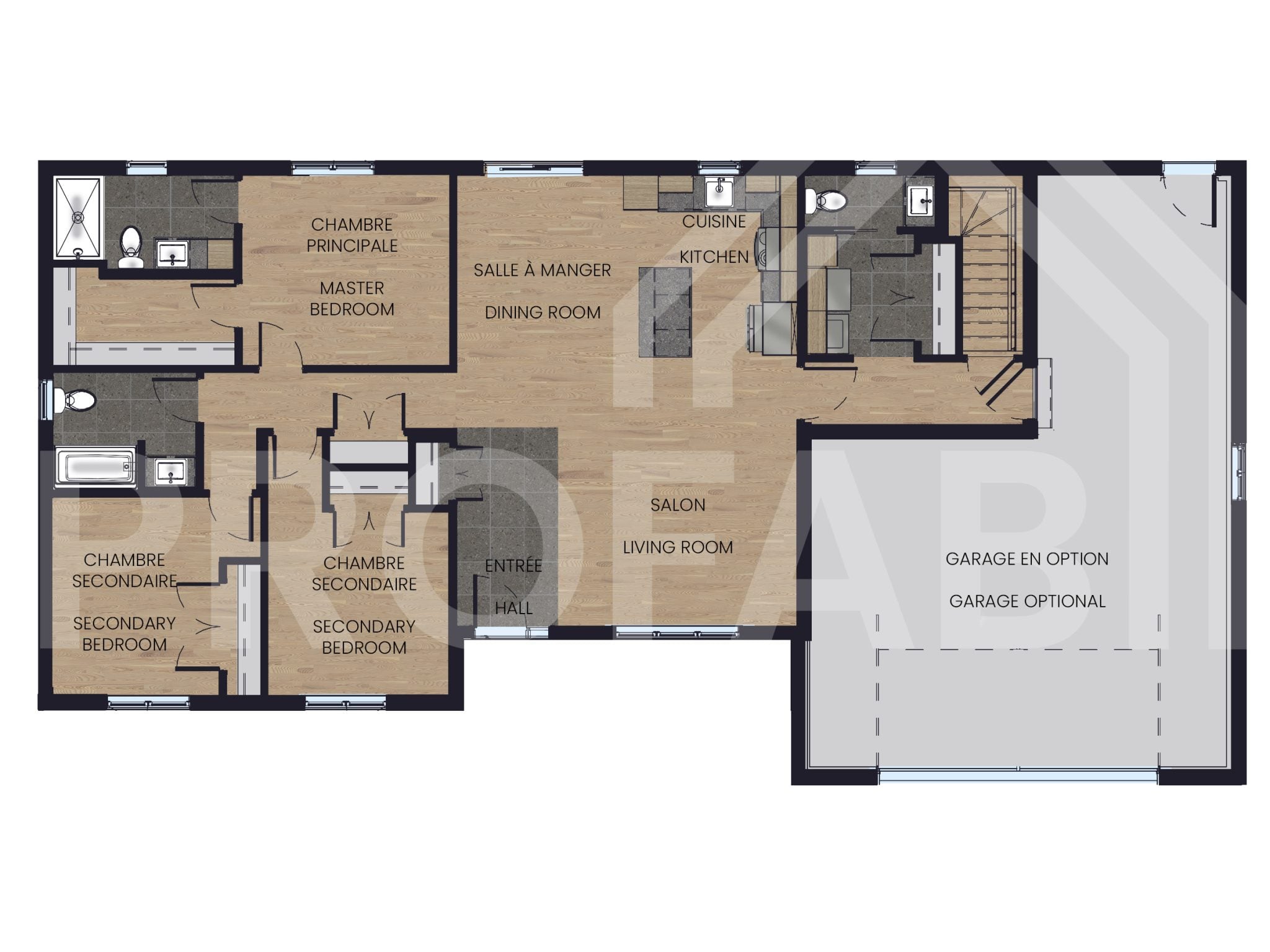 ProFab Wellington basic floor plan, Ontario catalogue