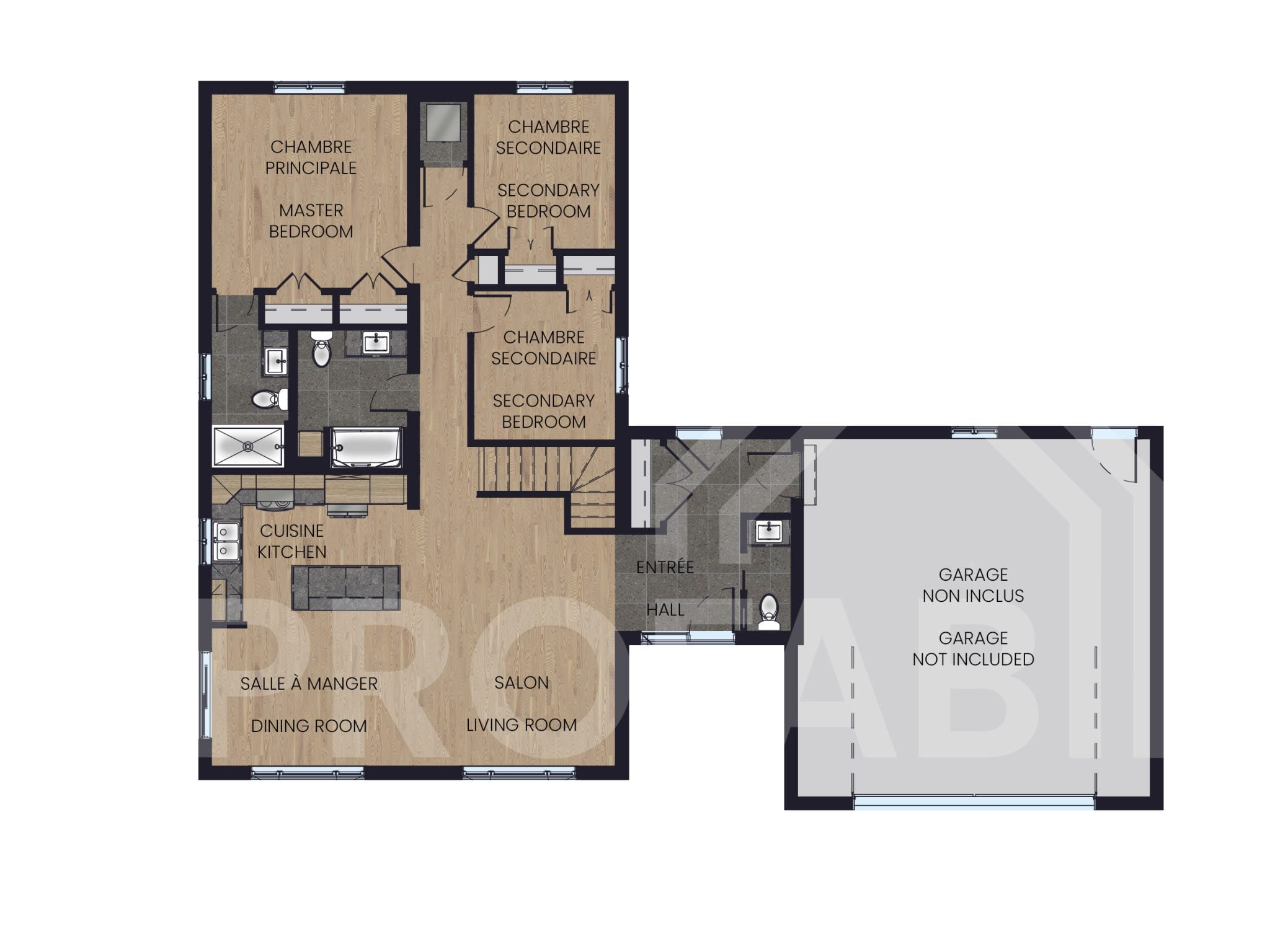 ProFab Windsor basic floor plan, Ontario catalogue